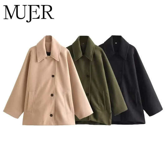 Long Oversized Trench Coat