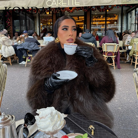 Faux Fur Statement Coat