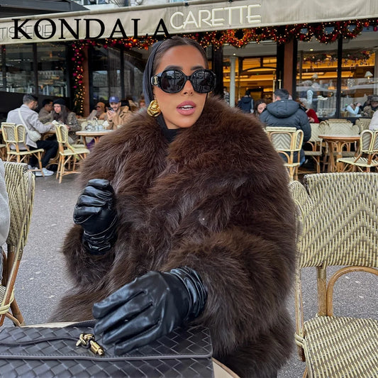 Faux Fur Statement Coat