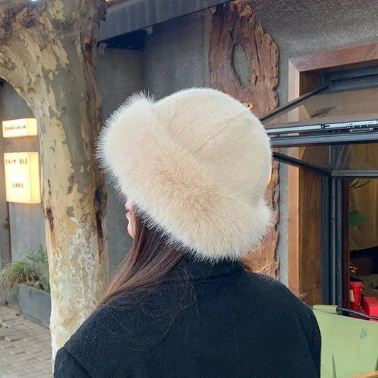 Faux Fur Bucket Hat