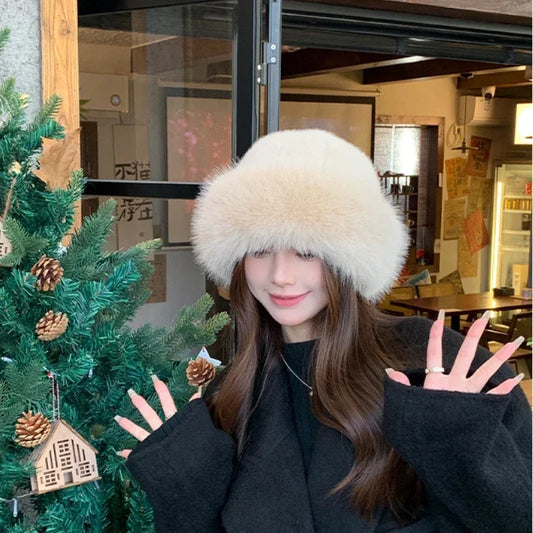 Faux Fur Bucket Hat